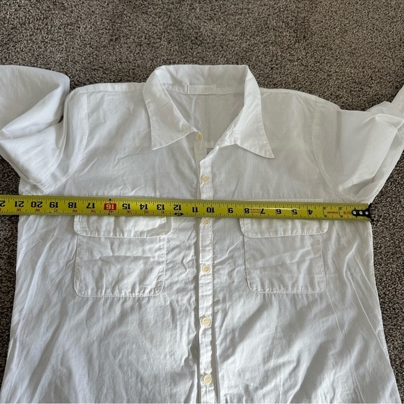 Cp Shades Shirt Dress Small White - Picture 9 of 10